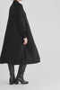 Sjova Waist Tie Shirt Dress Model Front | BLACK