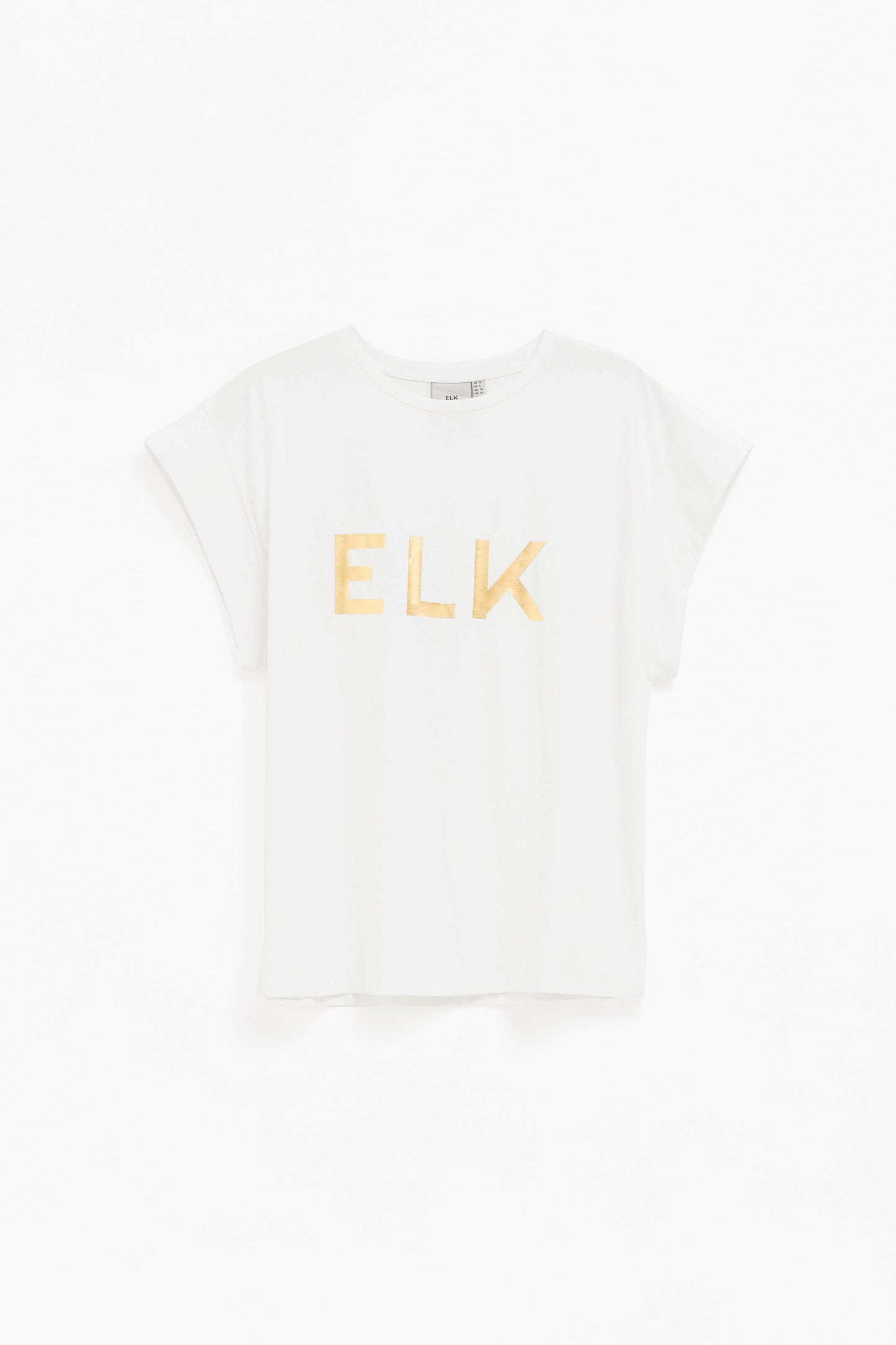 Lange ELK Gold Foil Logo Tee Front | GOLD