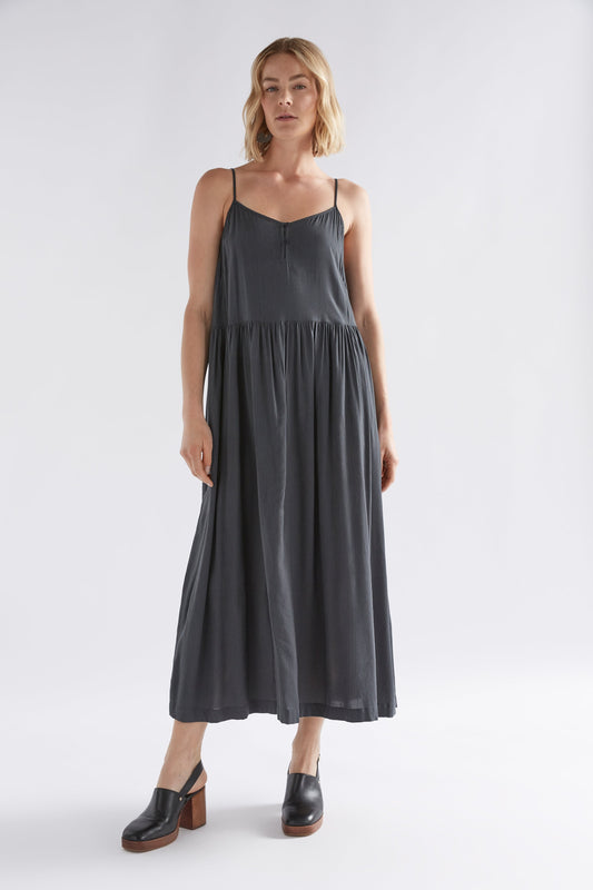 Linia Long Singlet Dress Model Front | LIQUORICE