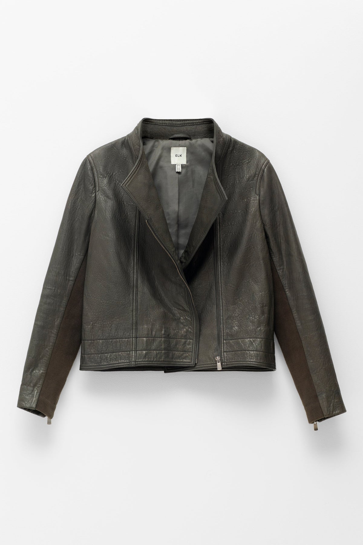 Lader Biker Leather Jacket Front  | TARMAC