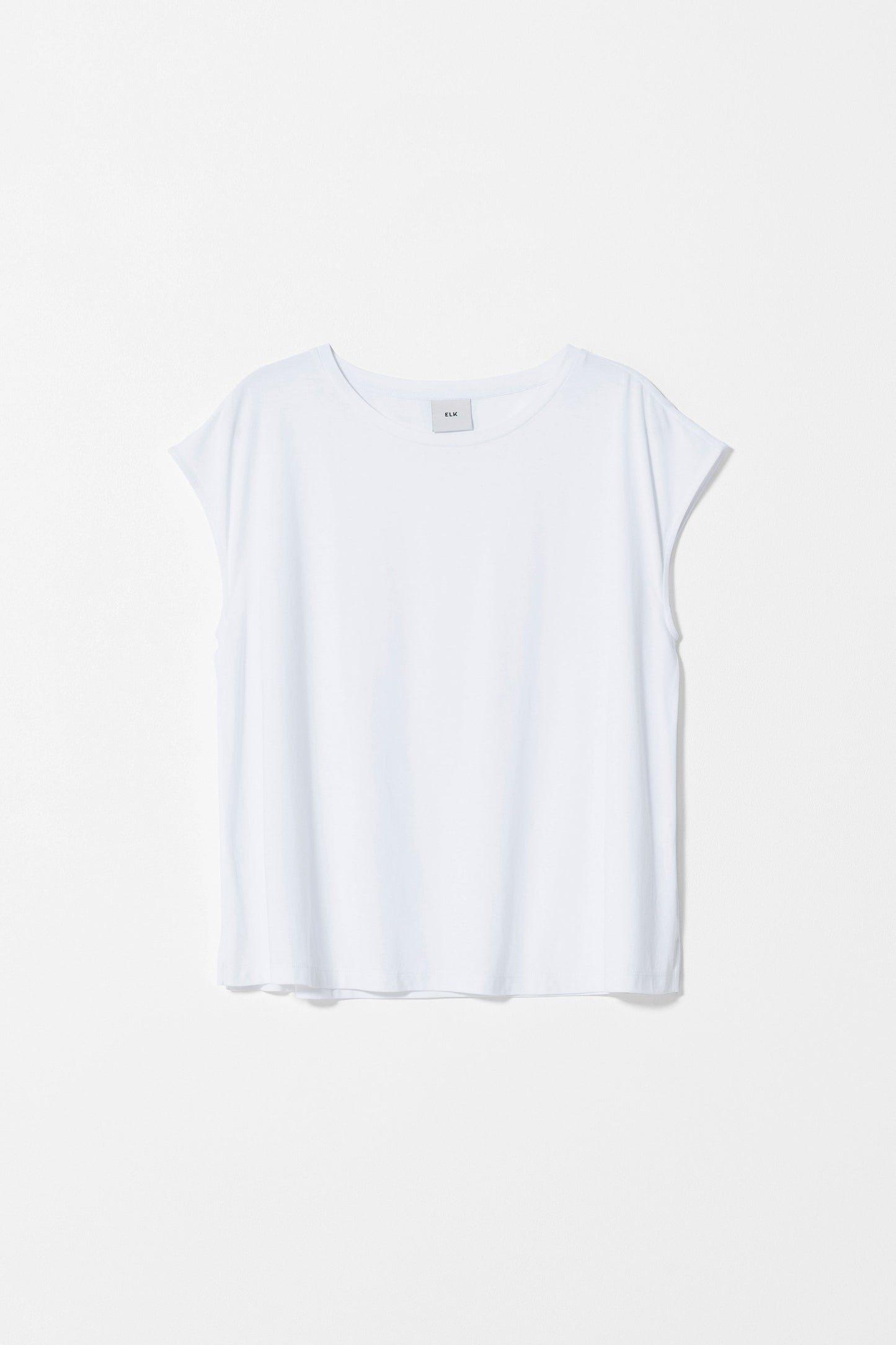 Oue Lightweight A-Line Tee Front | White