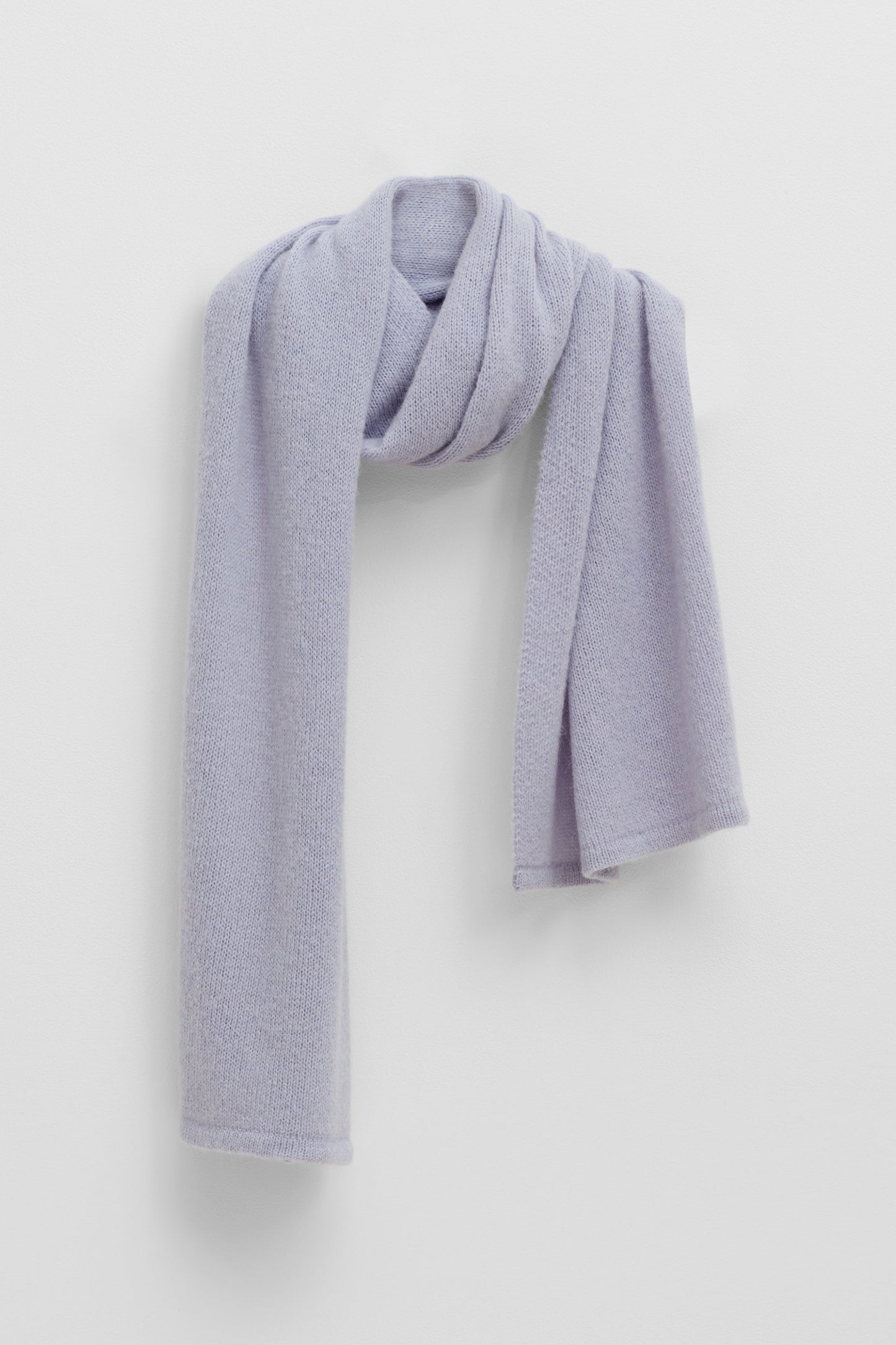 Agna Wide Statement Scarf Front | LILAC