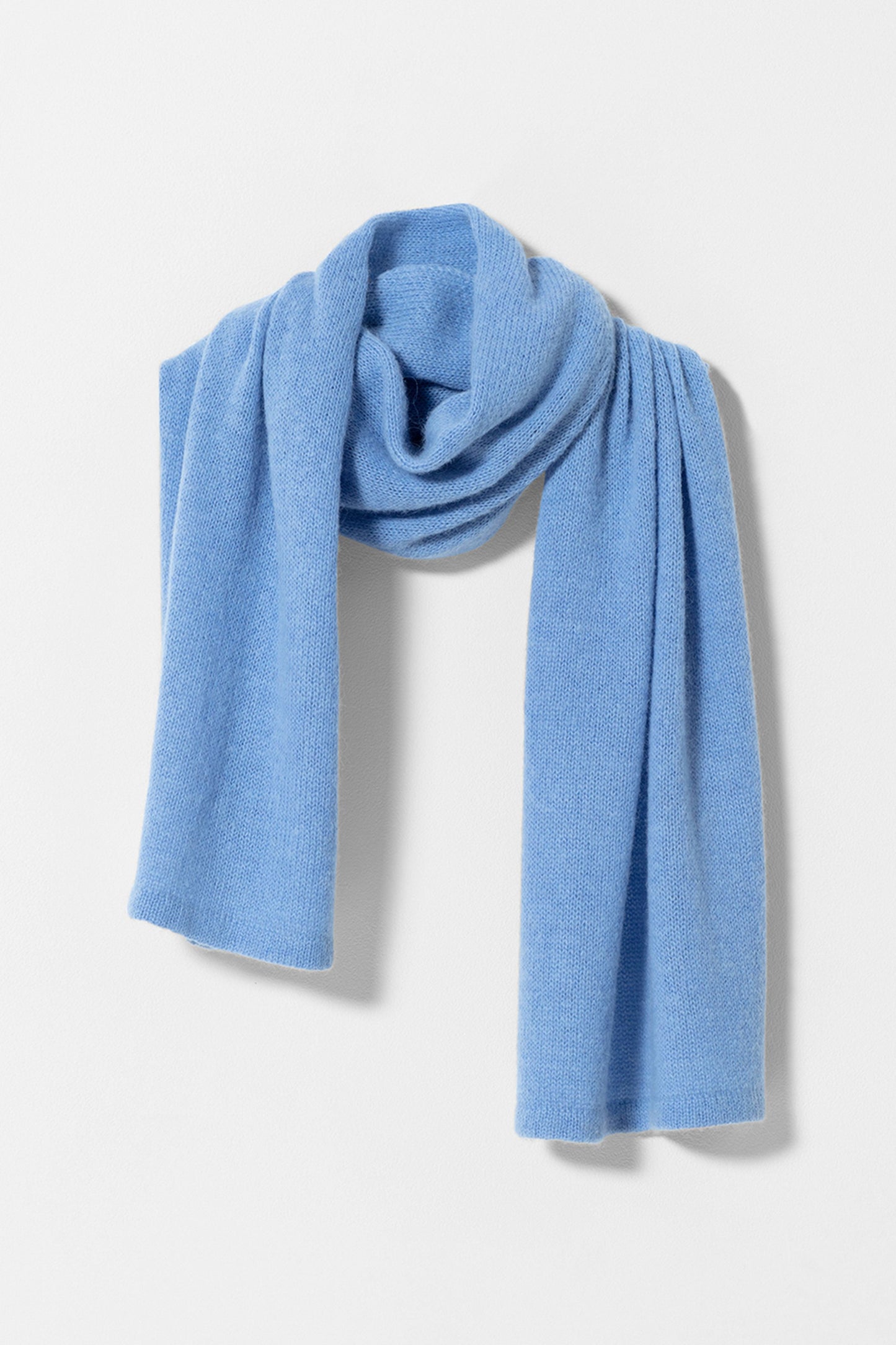 Carita Alpaca-Merino Fine Wool Scarf POWDER BLUE