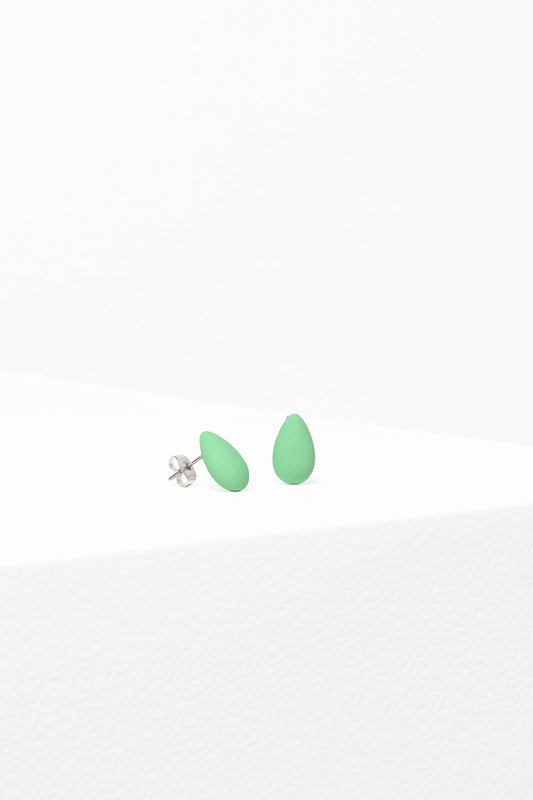 Reyni Teardrop Colour Coated Stud Earring | MINT