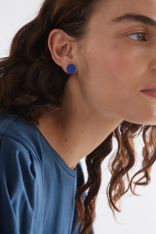 Sammi Coloured and Metallic Stud Earring Set Model | ULTRAMARINE