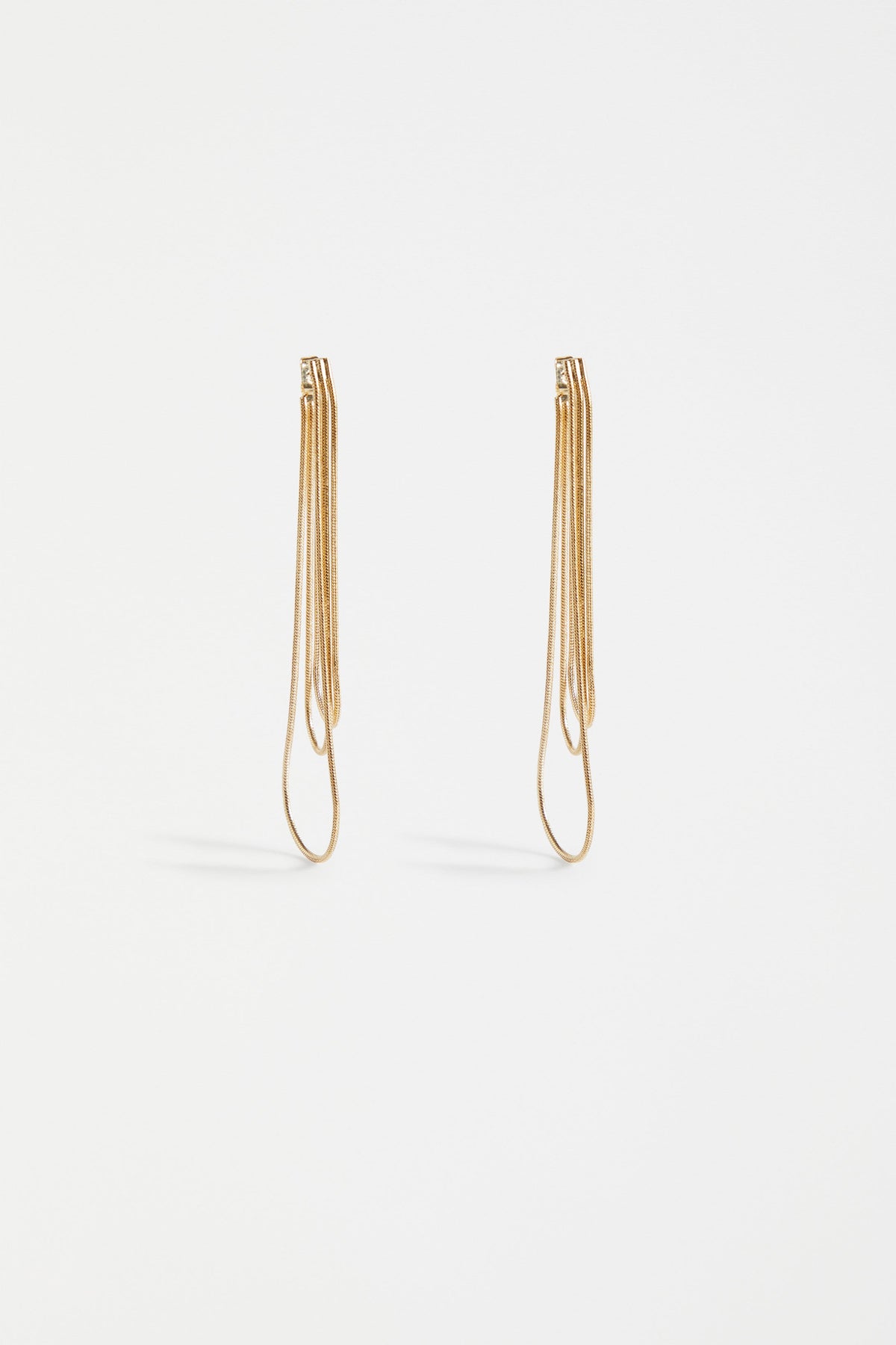 Lans Minimalistic Chain Drop Earring | GOLD