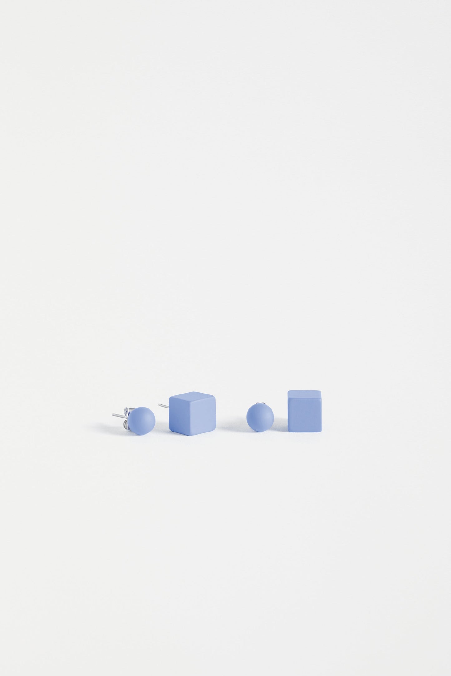 Dorn Colour Coated Geometric Stud Set | ICE BLUE