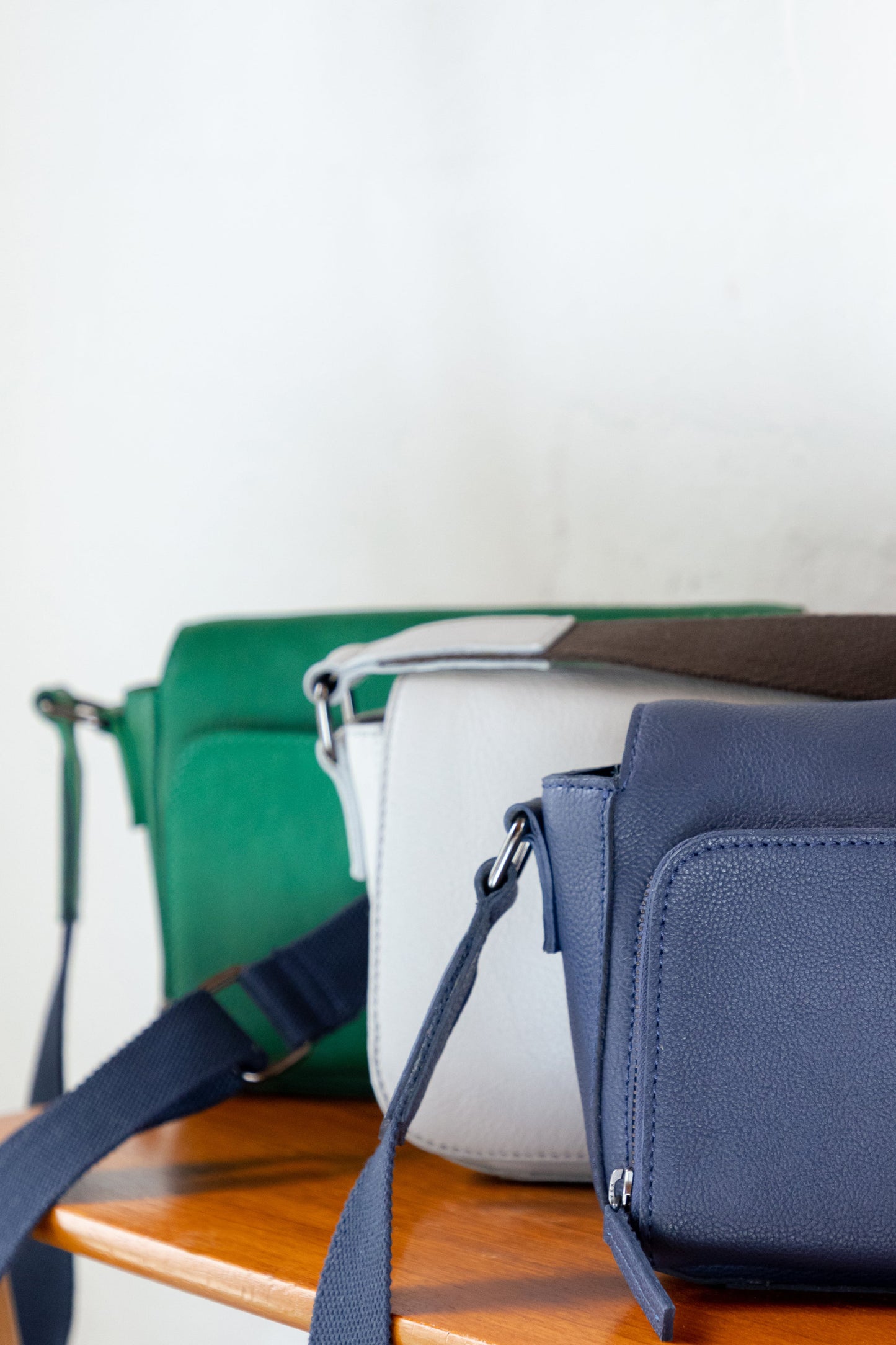 Kurer Remnant Leather Adjustable Cross body Hand Bag | TWILIGHT
