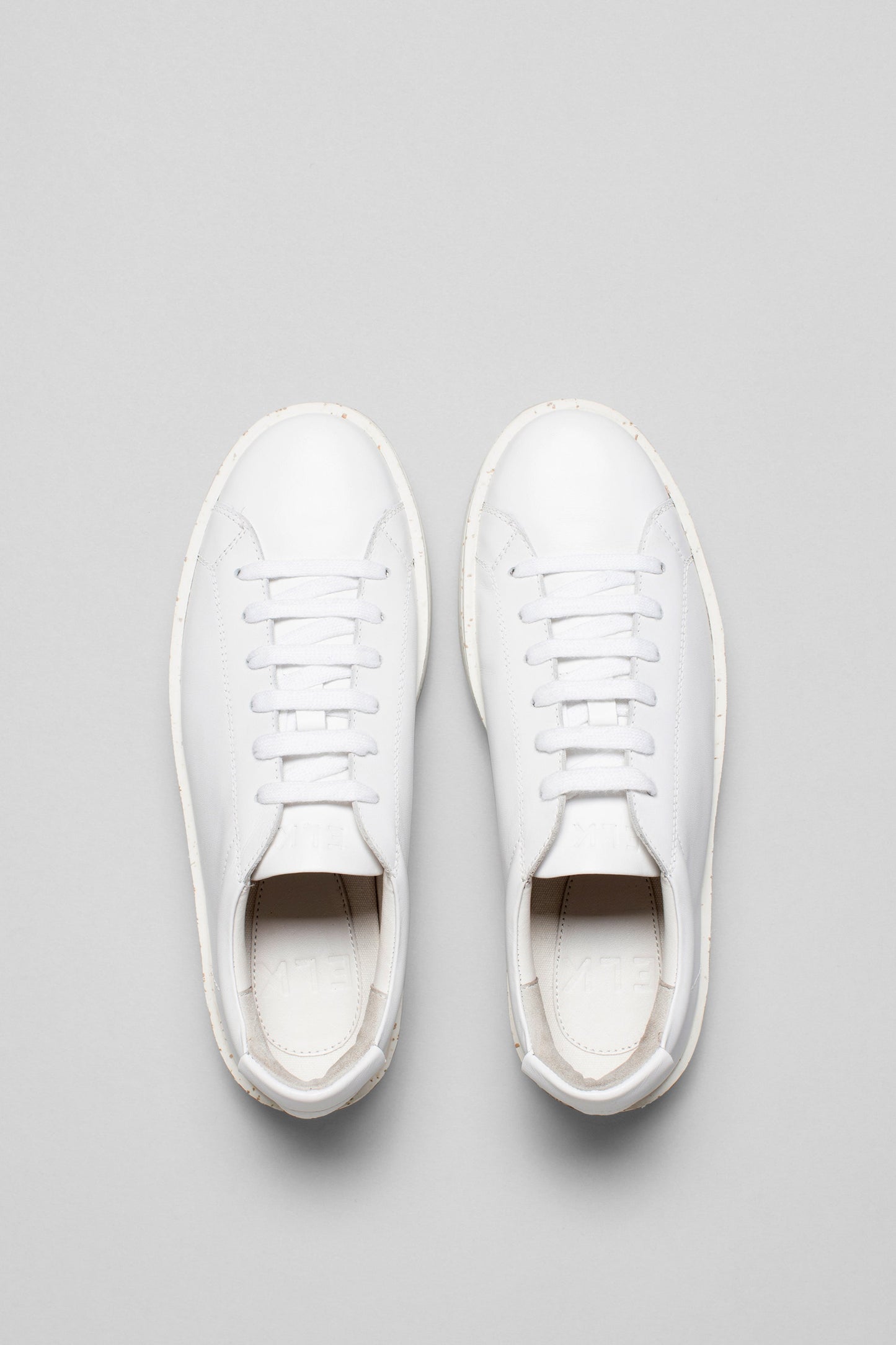 Risby Recycled Sole Sneaker Overhead WHITE