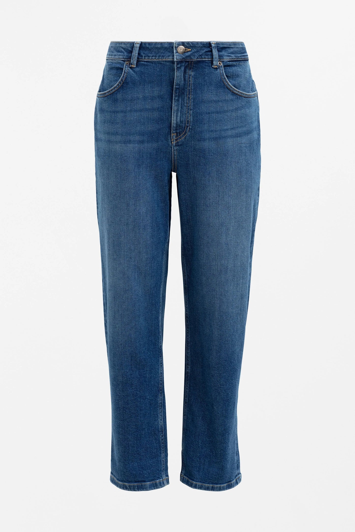 Ven Mid Wash Mid Rise Regular Fit Jean Front | DENIM BLUE 