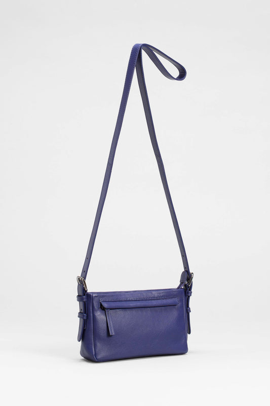 Tilde Small Leather Crossbody Handbag Front | COBALT