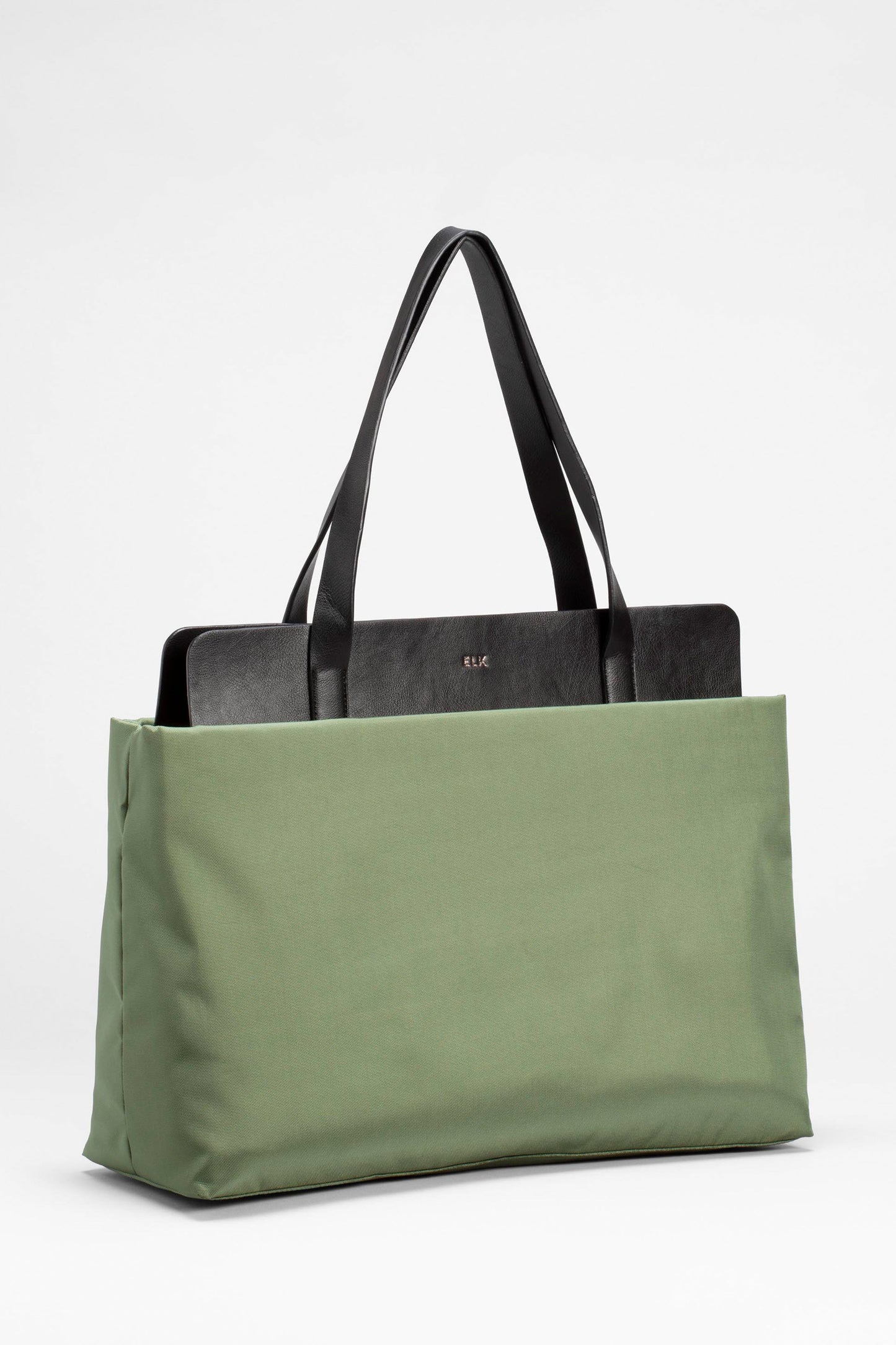 Kilve Recycled Fabric Shopper Front  OLIVE