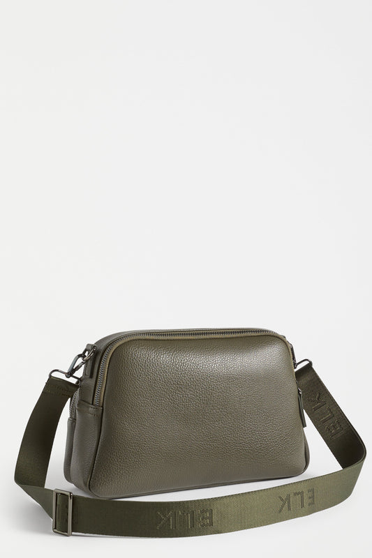 Beya Medium Sized Vegan Crossbody Bag Front | OLIVE