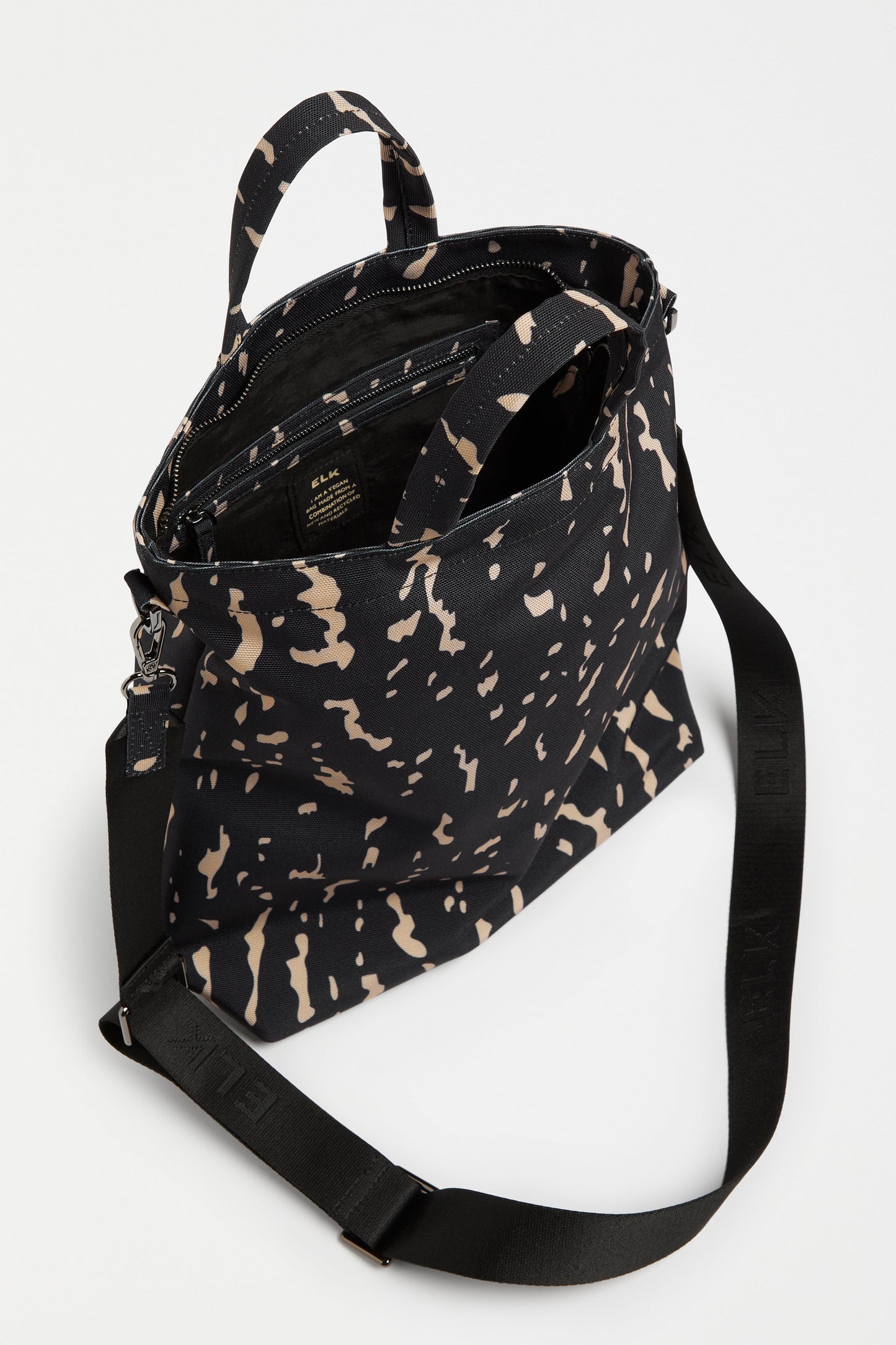 Bloem Recycled Polyester Print Tote Bag with detachable strap internal | GIOTTO PRINT