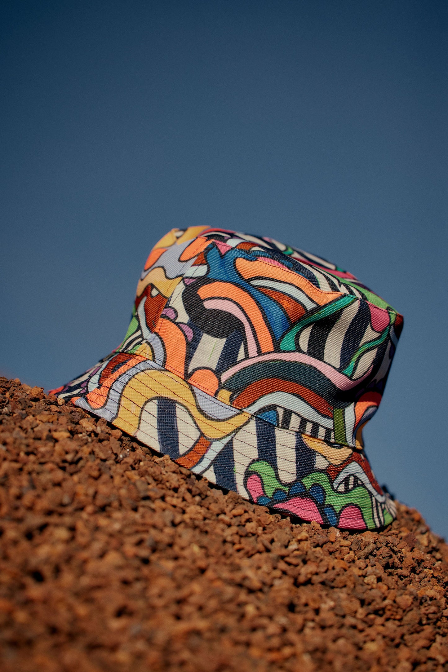 Emra Recyled Polyester Print Bucket Hat campaign | KULT PRINT