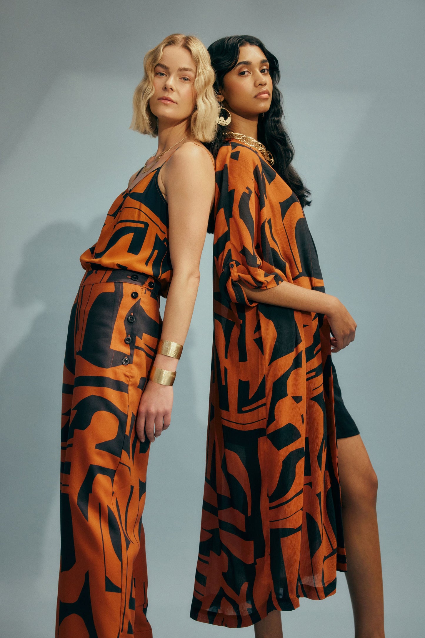 Soma Semi Sheer Print Shirt Dress Model Campaign | BRAQUE PRINT